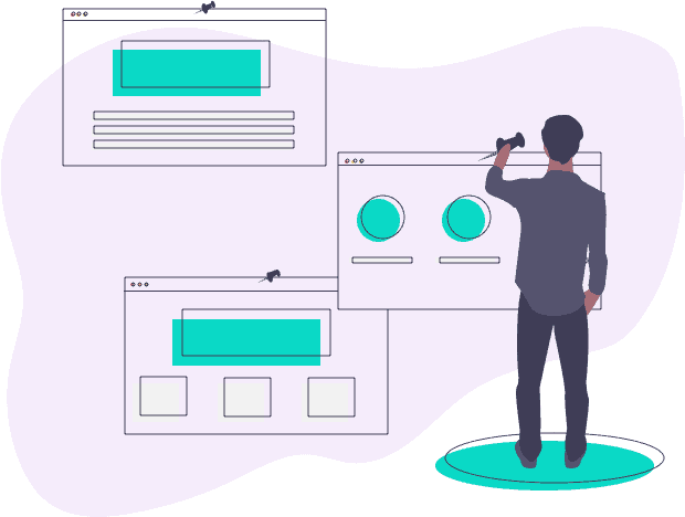 Team collaboration illustration